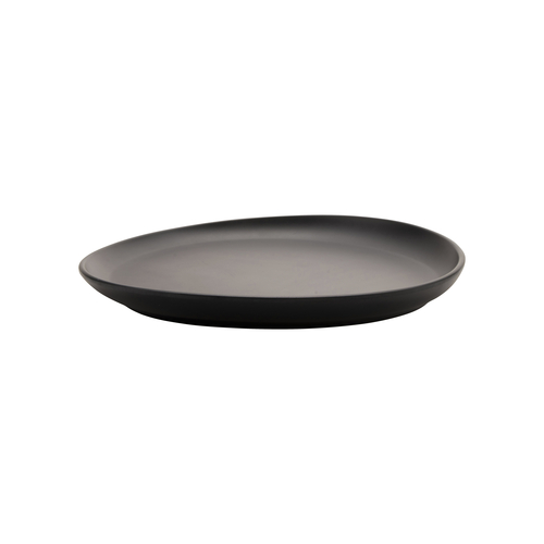 G.E.T. Enterprises  CS-1050-DG  Riverstone Melamine Dinner Plate, 10-3/5'' dia., coupe, dark gray