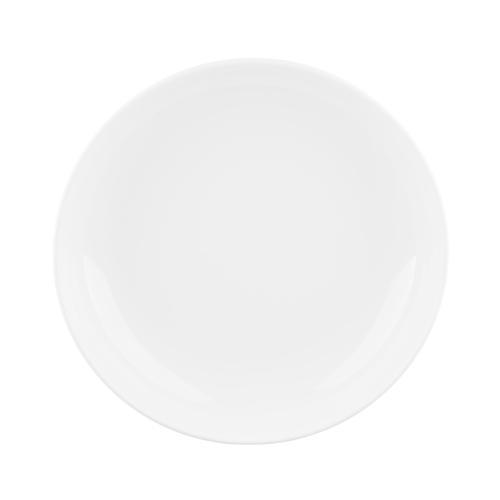 G.E.T. Enterprises  B8342-W  Elite Global Solutions Melamine 43 oz. Round Bowl, 8-3/4'' dia. x 2'' H, Santorini, White