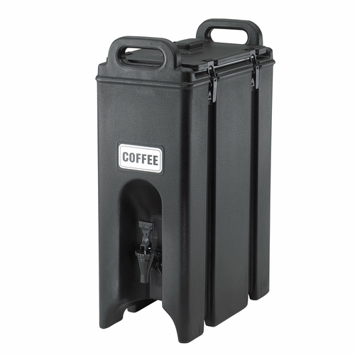 Cambro 500LCD110 Camtainer Beverage Carrier, 4-3/4 gallon, black