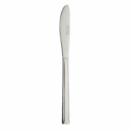 Libertyware  DOM13  Dominion Dinner Knife, 7-1/8'', heavy, serrated, 13/0 stainless, vibro finish