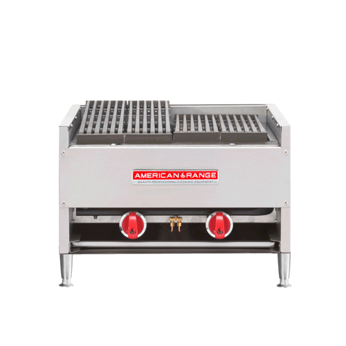 American Range  AECB-24  Lava/Char-Rock Broiler, natural gas, countertop, 24'' wide