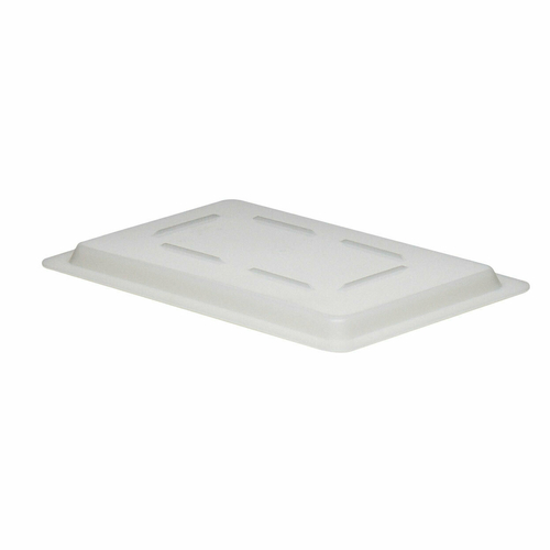 Cambro  1218CP148  Cover, food storage, flat, 12'' x 18'', polyethylene, natural white