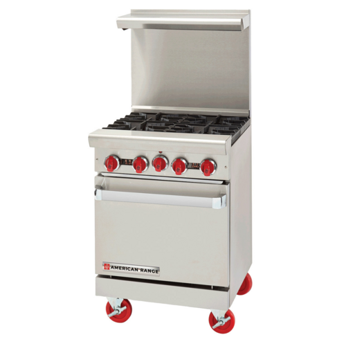 American Range  AR-4  Range, natural gas, 24'' wide, standard oven