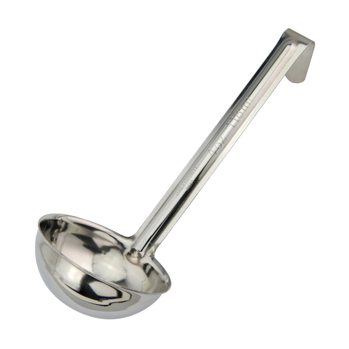 Winco LDI-40SH 4oz Ladle w/6'' Hdl, One-piece, S/S