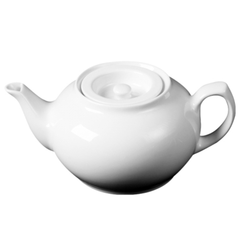 Cameo China Tableware 210-16PL Imperial Tea Pot, 32 oz., 5-3/4'' x 8-5/8'' x 3-5/8''H, ceramic, white