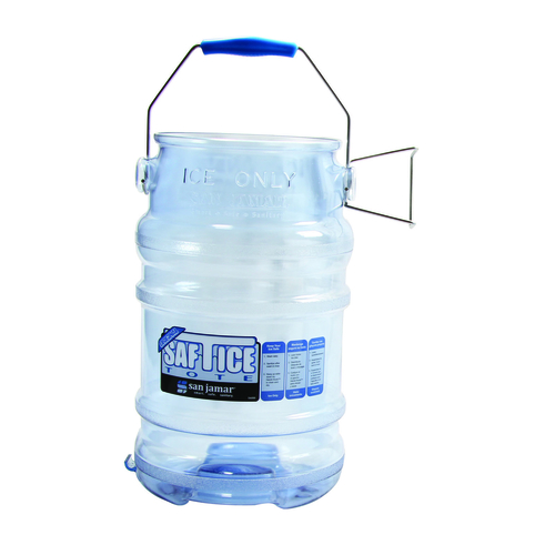 CFS Brands  SI6000  Saf-T-Ice Tote, 6 gallon, polycarbonate