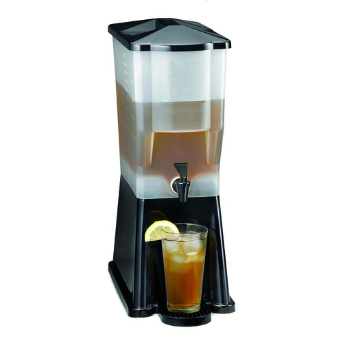 TableCraft Products 353DP 3 Gal Slimline Single Bev Dispenser Tomlinson Faucet, Black