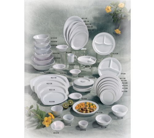 Thunder Group  NS510W  9 1/2'' X 6 3/4'' NARROW RIM PLATTER, WHITE