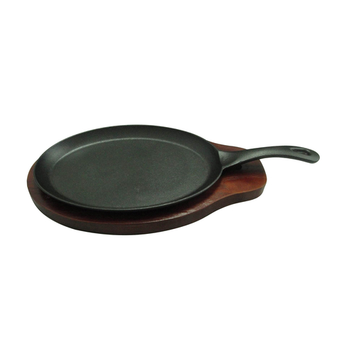 Winco  FS-2  Fajita Server Set, 2-pcs, Cast Iron