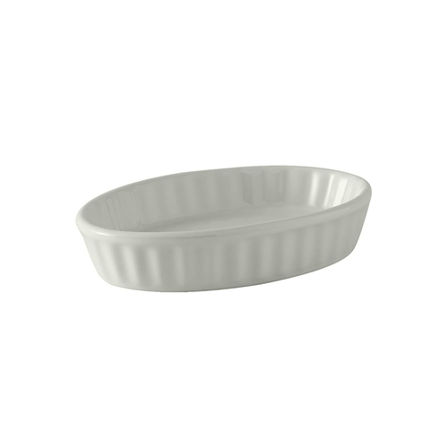 Tuxton China  BWK-0602  Oval Creme Brulee Fluted 6oz