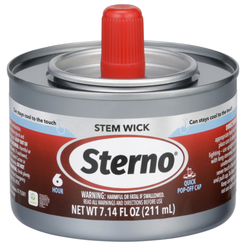 Sterno  10102  Stem Wick Chafing Fuel, 6 hour, 24 each per case