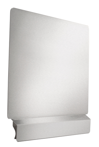 Krowne Metal 30-324 Fryer Splash Guard, 20-1/2''D x 18''H, fits most fryers with 1/2'' thick fryer wall