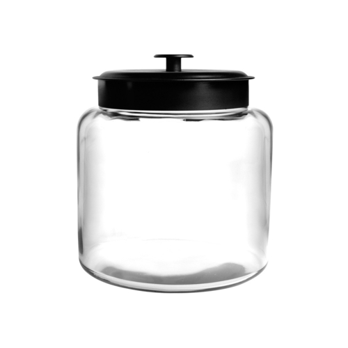 Anchor Hocking Foodservice 88904AHG17 Montana Jar w/ Black Cover 1.5 Gal