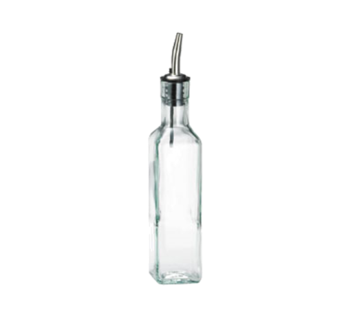 TableCraft Products 9085 8.5 oz Prima Oil & Vinegar Bottles with Stainless Steel Pourer