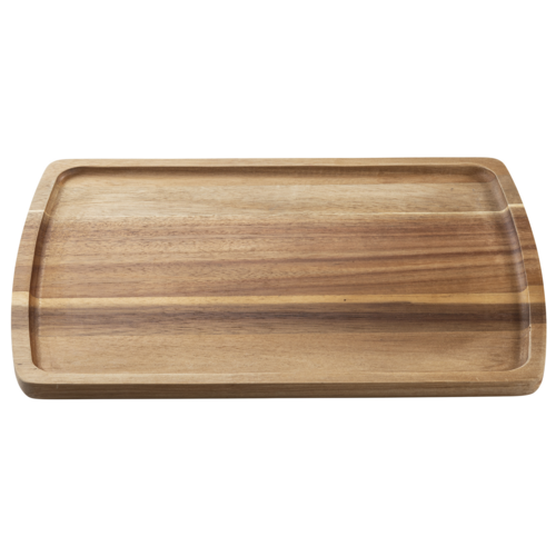 TableCraft Products 12183 Acacia Board Plate, 11'' x 8'' x 0.5'', rectangular, wood