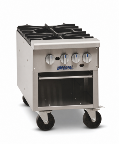 Imperial  ISPA-18  Single Stock Pot with Top grate, 3-ring burner