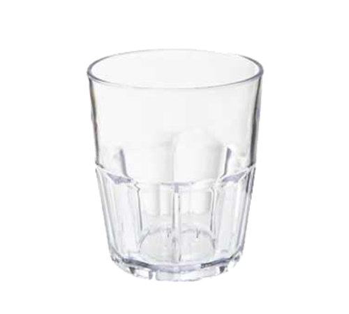 G.E.T. Enterprises  9912-1-CL  Bahama Double Rock Tumbler, 12 oz., stacking, clear