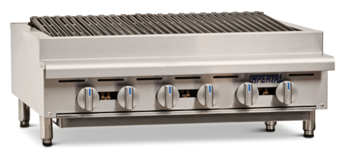Imperial IRB-36 36'' Wide countertop radiant char-broiler
