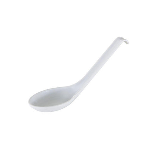 Thunder Group 7200WT 0.6 OZ, 6'' X 1 3/4'' SOUP SPOON, WHITE