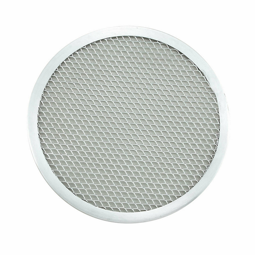 Winco APZS-10 10'' Seamless Pizza Screen, Alu