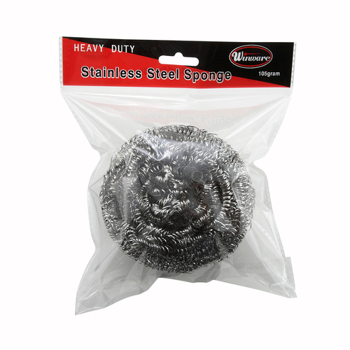 Winco SPG-105 Stainless Steel Scrubbing Sponge, 105g