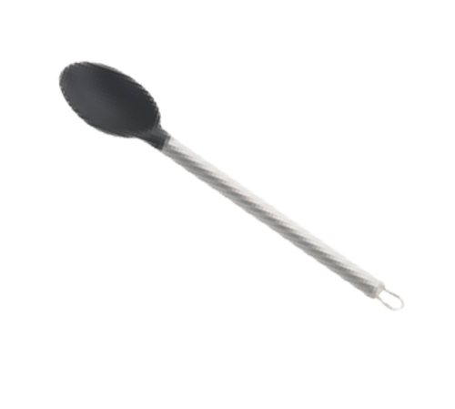 TableCraft Products CW400 Serving Spoon, 13'' Long, silicone head,