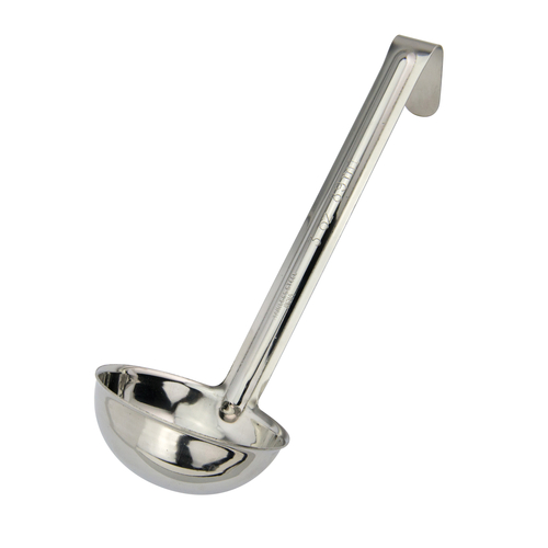Winco LDI-30SH 3oz Ladle w/6'' Hdl, One-piece, S/S