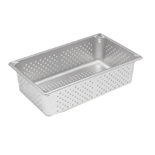 Vollrath  30063  Super Pan V Hotel/Steam Pan, perforated, full size, 6'' deep, 22 gauge