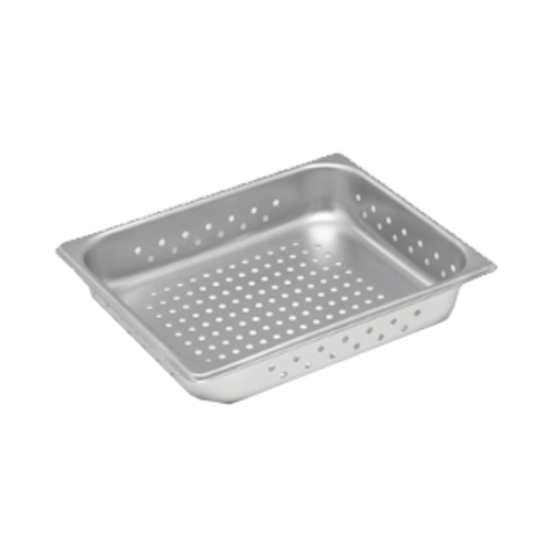 Vollrath  30223  Super Pan V Hotel/Steam Pan, perforated, half size, 2-1/2'' deep, 22 gauge