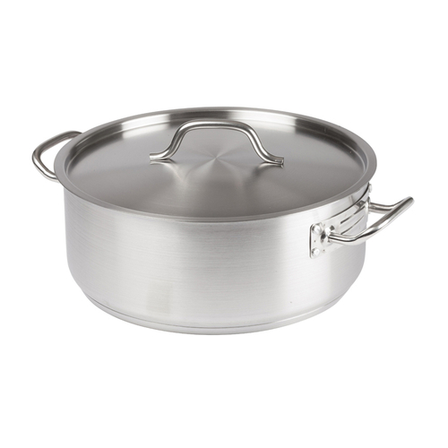 Winco SSLB-10 10qt S/S Brazier, Induction-Ready