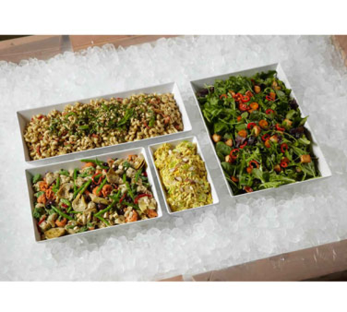 American Metalcraft  MLRP13  MELAMINE BOWL, RECTANGULAR, 128 OZ.CHINA