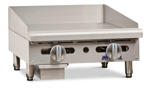 Imperial IMGA-2428 24'' Wide countertop manually controlled griddle