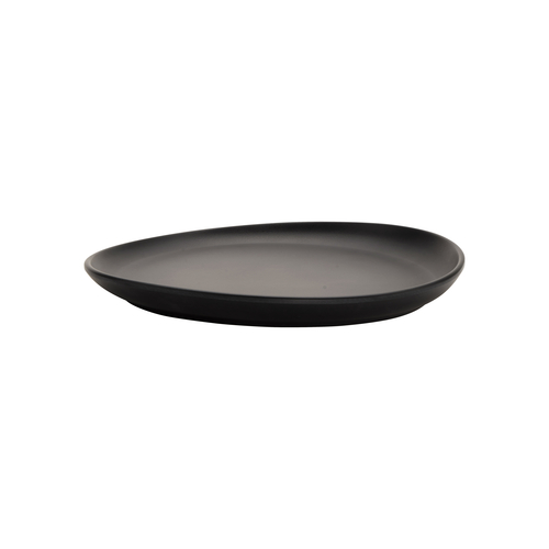 G.E.T. Enterprises  CS-710-DG  Riverstone Melamine Bread Plate, 7'' dia., dark gray
