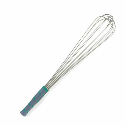 Vollrath 47095 French Whip, 20'' long, one-piece, aqua nylon handle