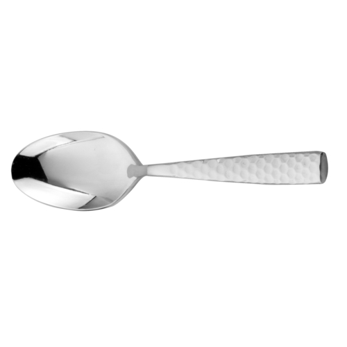 Steelite WL4801 Teaspoon, 5-15/16'', heavy weight, 18/0 stainless steel, hammered finish, Walco, Alps