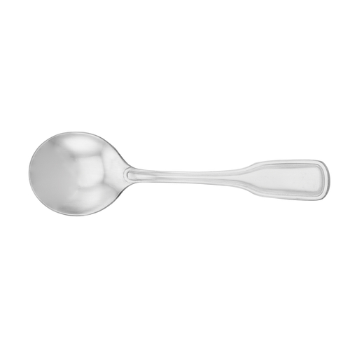 Steelite WL6612 Bouillon Spoon, 6-1/4'', 18/0 stainless steel with mirror finish, Walco, Saville