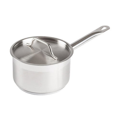 Winco  SSSP-2  2qt S/S Sauce Pan w/Cover, Induction-Ready