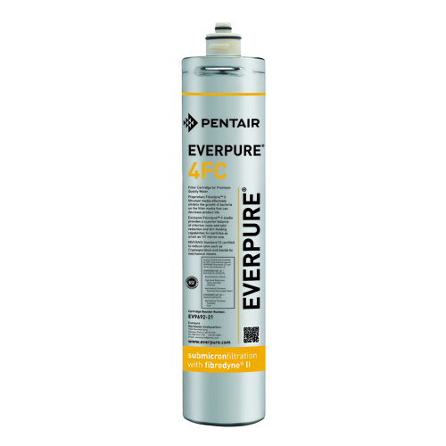 Everpure EV969221 4FC Water Filter Fiberdyne II Replacement Cartridge, 15,000 gallons