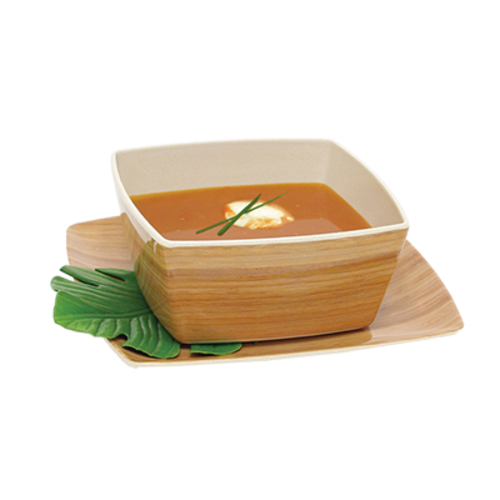 Front Of The House  DBO094BBB22  6'' Square Platewise Mod Bowl - 36oz