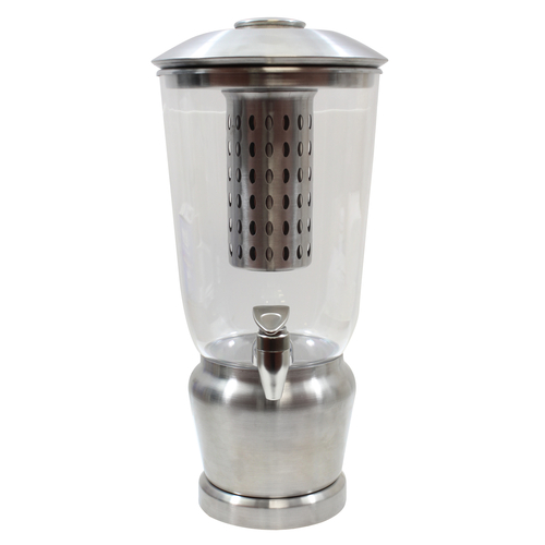 TableCraft Products  7515  Single Dispenser Infuser, Stainless Steel, BPA Free Reservoir 1.25 Gallon