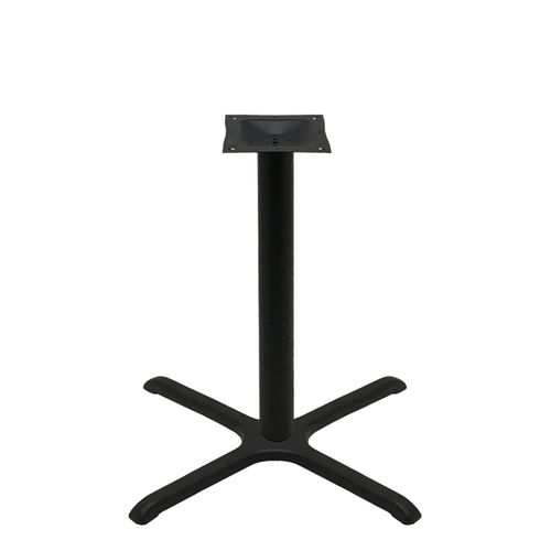 Oak Street  B30-STD  Table Base, 30'' x 30'' base spread, 3'' column, 28-3/4'' standard height, black