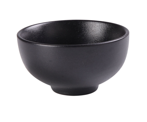 Yanco  NB-804  Noble Black Soup Bowl, 9oz., 4-1/2''Dia x 2-1/4''H, porcelain