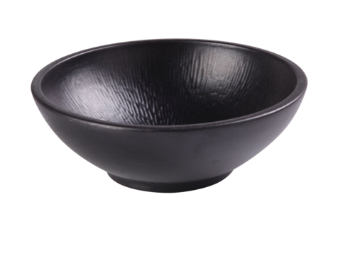 Yanco  NB-808  Noble Black Noodle Bowl, 32oz., 8-1/4''Dia x 2-3/4''H, porcelain
