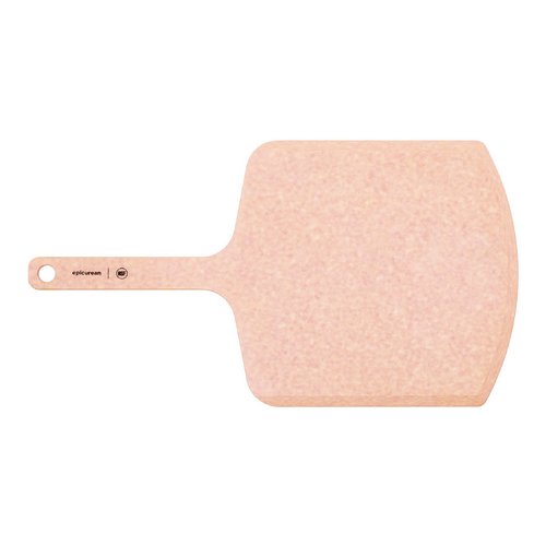 Epicurean Cutting Surfaces  407-221201  Epicurean Pizza Peel, 12'' x 22'', with 9'' handle, paper composite, natural