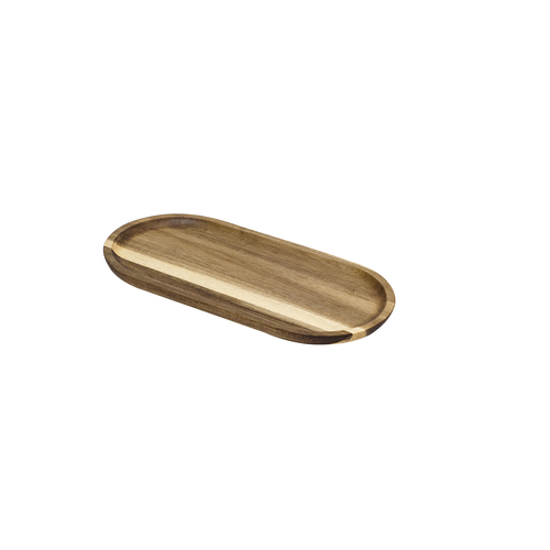 Browne USA Foodservice  571260  Serving Board, 12'' x 6'', oval, acacia wood
