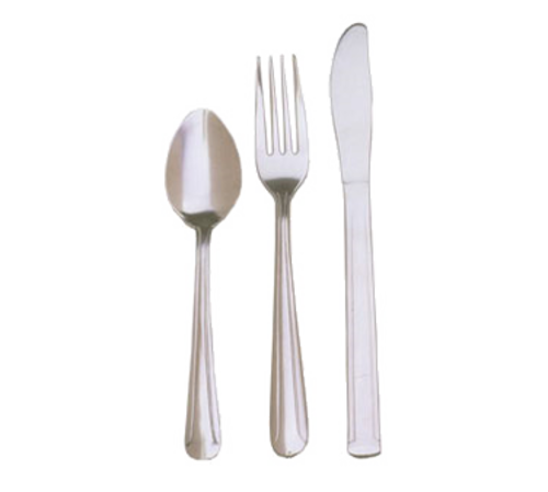 Libertyware  DOM15  Dominion Bouillon Spoon, 6'', heavy, 18/0 stainless, vibro finish
