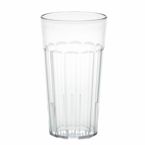Cambro  NT16152  Newport Tumbler, fluted, 16.4 oz., SAN, clear