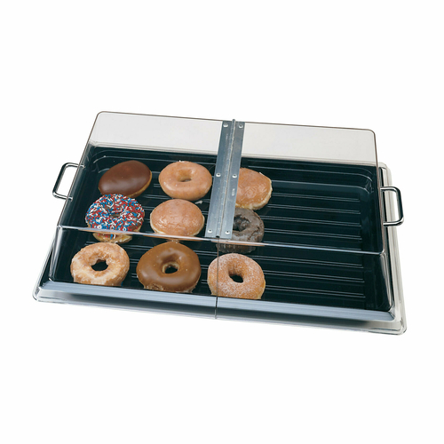Cambro  RD1220CWH135  Camwear Display Cover, fits 12'' x 20'' tray, with hinge, polycarbonate, clear
