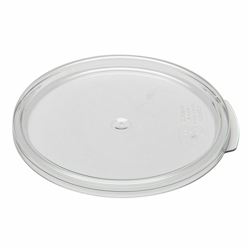 Cambro RFSCWC2135 Camwear Cover, for 2 & 4 qt. round storage container, clear, polycarbonate