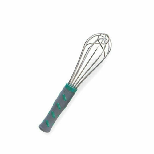 Vollrath  47090  French Whip, 10'' long, one-piece, aqua nylon handle